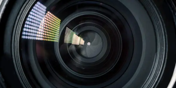 Photo,Camera,Or,Video,Lens,Close-up,On,Black,Background,,Objective,